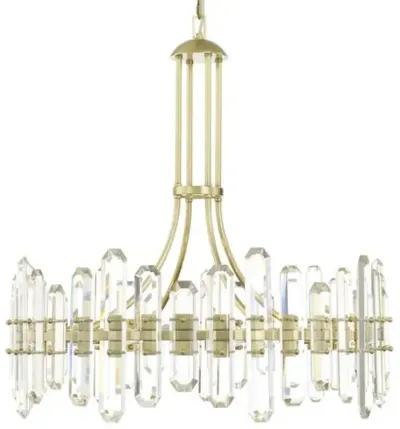 Bolton Chandelier - Aged Brass - Crystorama - Gold