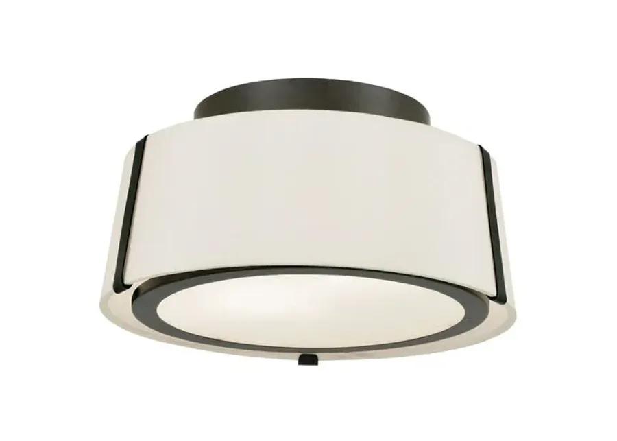 Fulton Flush Mount - Matte Black - Crystorama