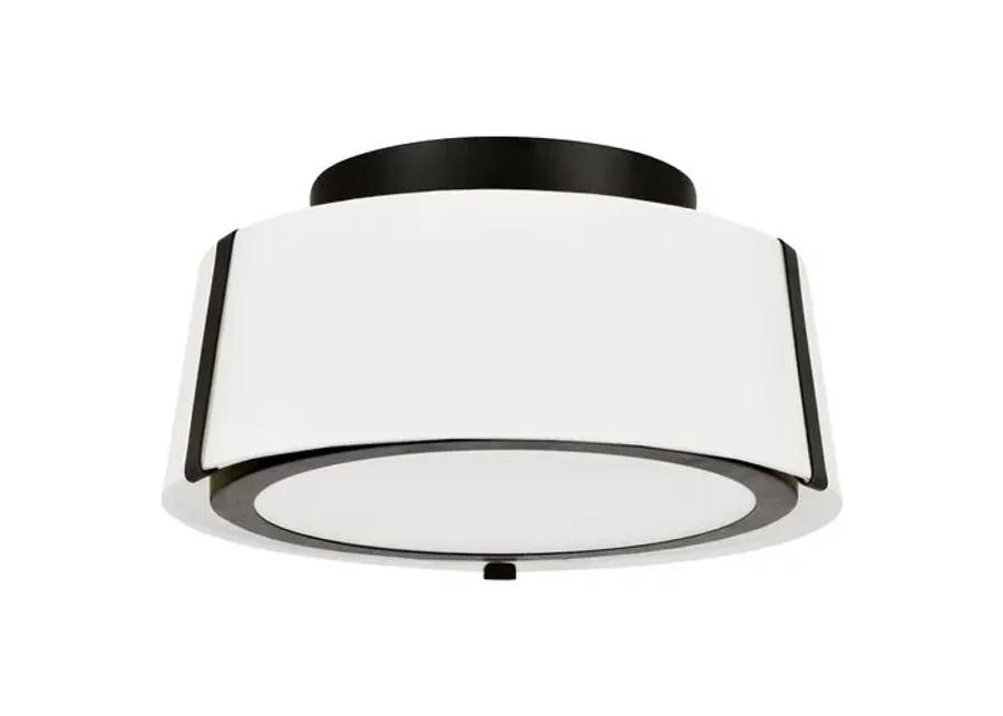 Fulton Flush Mount - Matte Black - Crystorama