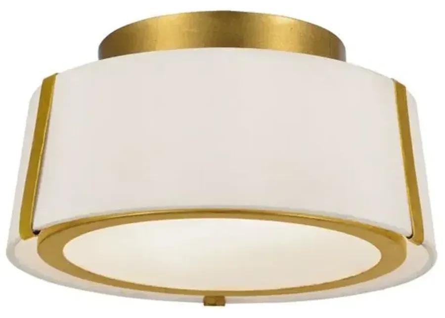 Fulton Flush Mount - Antiqued Gold - Crystorama