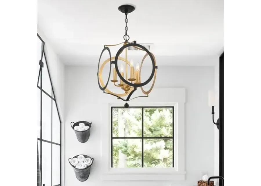 Odelle Chandelier - Matte Black - Crystorama