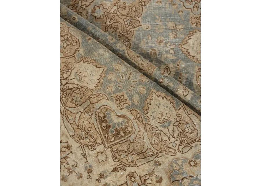 Tabriz Rug - 6'5" x 10'2" - Blue - Blue