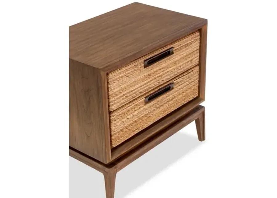 Gemma Nightstand - Teak - Brownstone Furniture