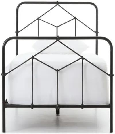 Quinn Iron Bed - Sandblasted Vintage Black