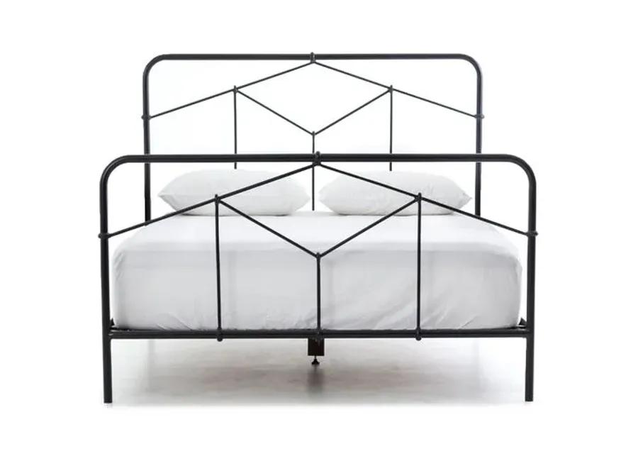 Quinn Iron Bed - Sandblasted Vintage Black