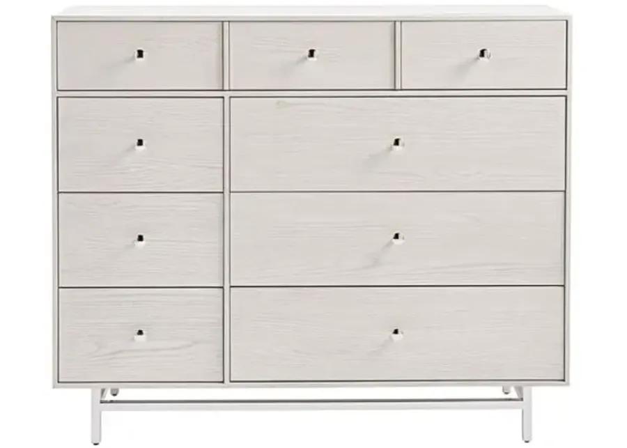 Kane 8-Drawer Dresser - Ivory