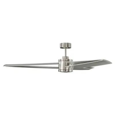 Visual Comfort - Armstrong Ceiling Fan - Brushed Steel - Silver - 6 Blades, Hand-Held Remote Control, Energy Efficient, 6 Speed DC Motor