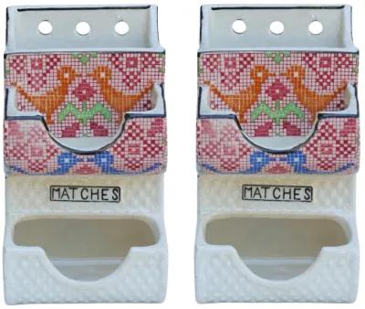 Japanese Ceramic Match Strikers - Set of 2 - Interesting Things - White