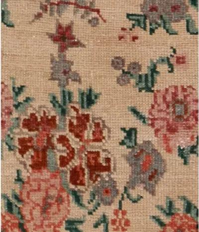 Turkish Oushak Rug - 2'9 x 3'11 - beige - beige