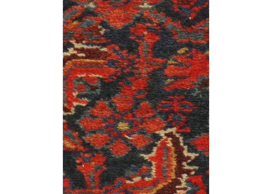 Persian Hamadan Runner - 3'4" x 13'4" - red