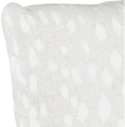 Linen Leopard Pillow - Ivory