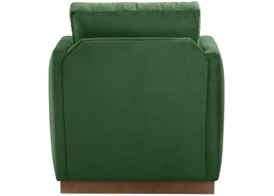 Shaw Velvet Swivel Club Chair - Hancrafted in the USA