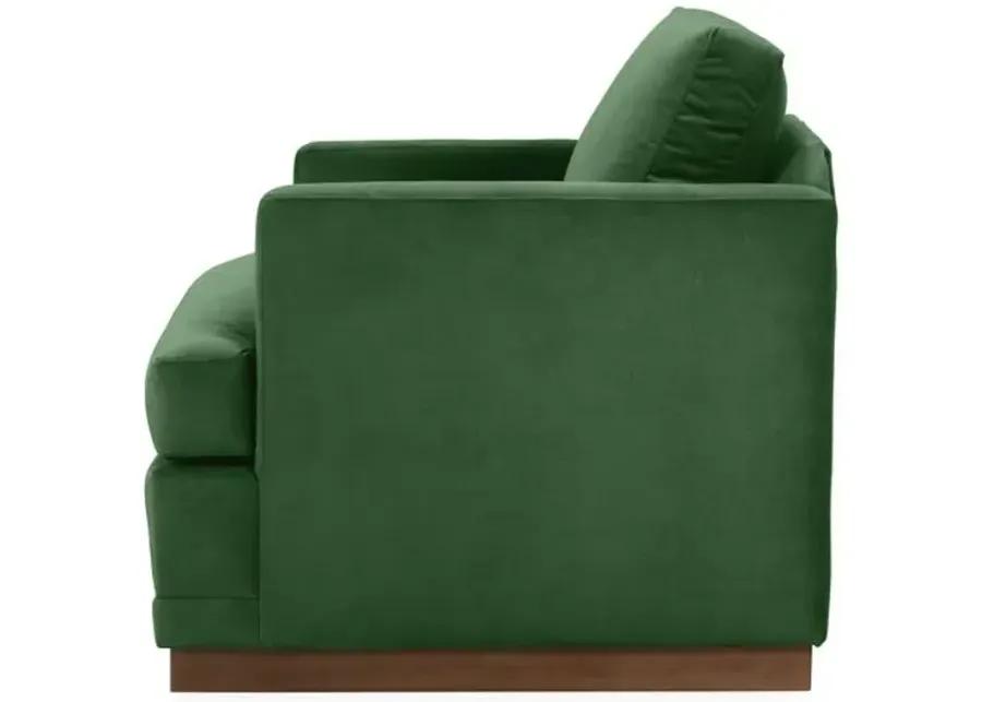 Shaw Velvet Swivel Club Chair - Hancrafted in the USA