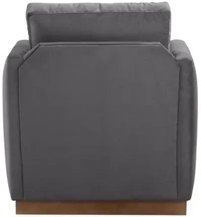 Shaw Velvet Swivel Club Chair - Hancrafted in the USA