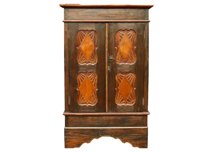 Simply Carved Craftsman Style Wardrobe - Interesting Things - Brown