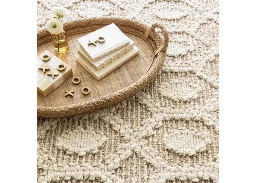 Capri Soumak Jute Rug - DASH & ALBERT - Beige - Beige