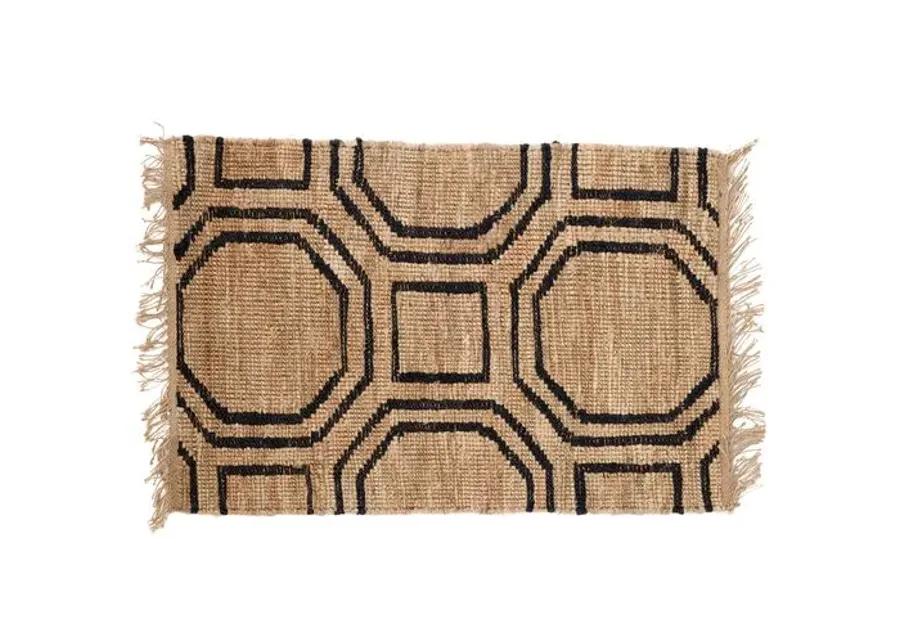 Hexile Jute Rug - DASH & ALBERT - Beige - Beige