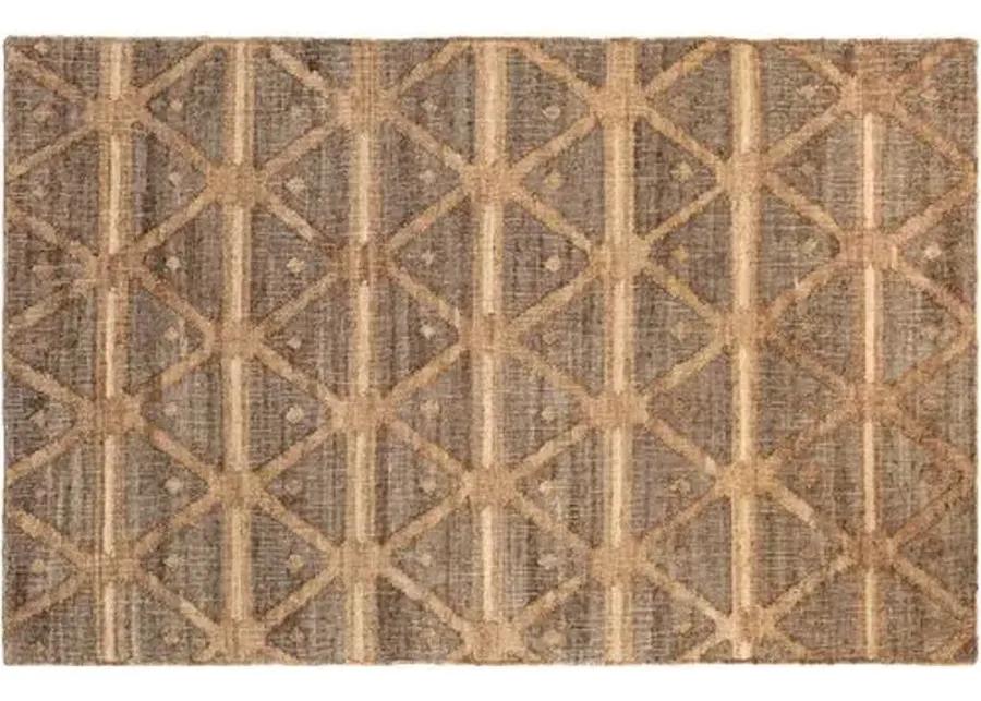 Rumi Jute Rug - DASH & ALBERT - Beige - Beige