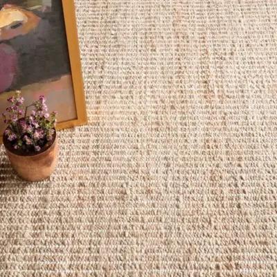 Gridwork Jute Reversible Rug - DASH & ALBERT - Ivory - Ivory