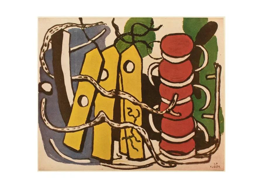 1950 Fernand Léger - The Yellow Labels