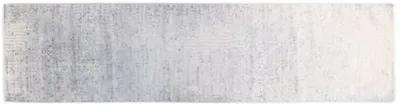 2'6"x10' Ashley Hand-Knotted Runner - Silver/Gray - F.J. Kashanian