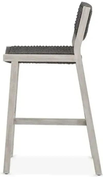 Asher Outdoor Barstool - Gray