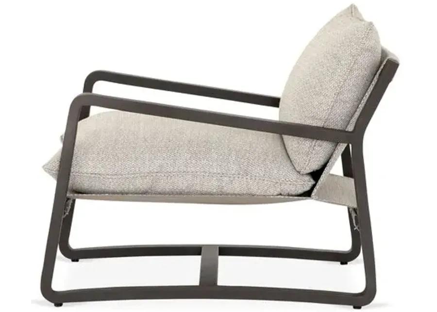 Weston Outdoor Chair - Bronze - Gray