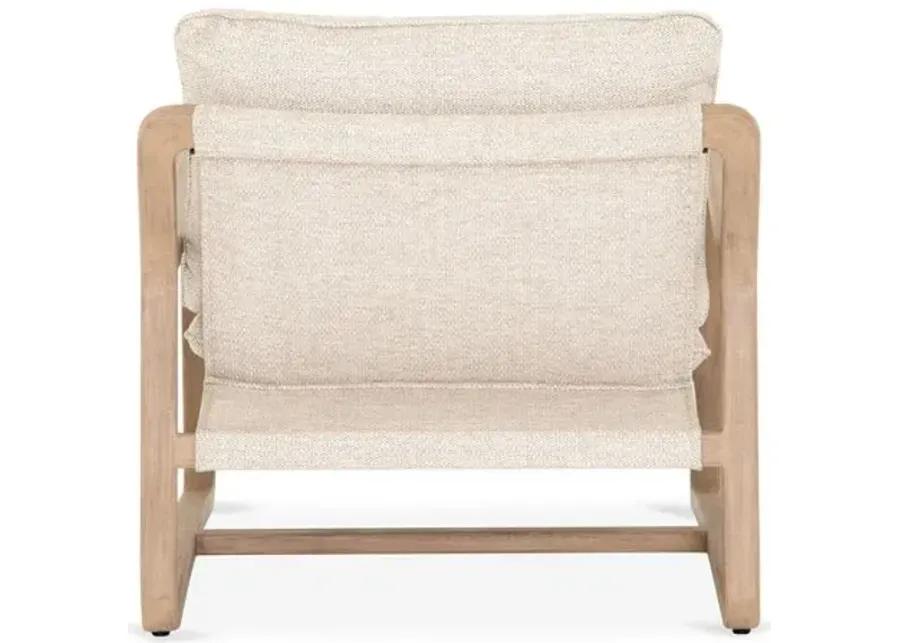 Weston Outdoor Chair - Washed Brown - Beige