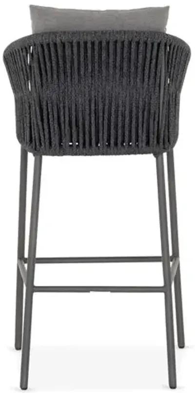 Knox Outdoor Barstool - Gray