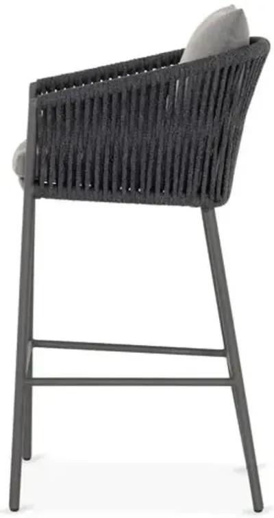 Knox Outdoor Barstool - Gray