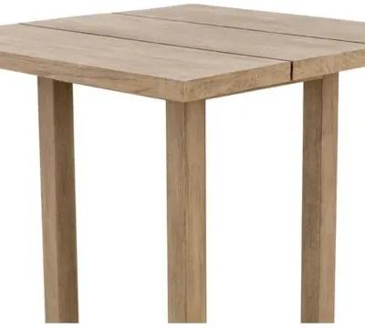 Stapleton Outdoor Teak Bar Table - Brown