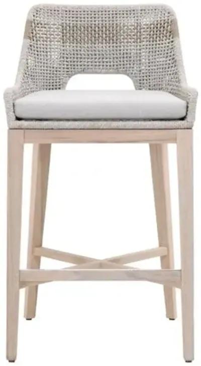 Arras Outdoor Barstool - Taupe/Pumice - Gray