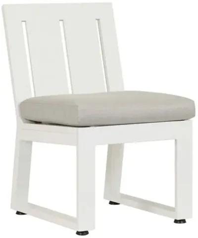 Harlyn Outdoor Armless Dining Chair - Frost - Gray