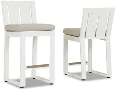 Harlyn Outdoor Barstool - Frost - Gray