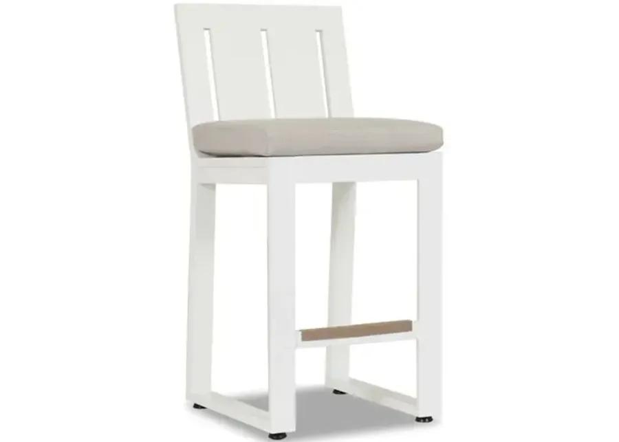 Harlyn Outdoor Barstool - Frost - Gray