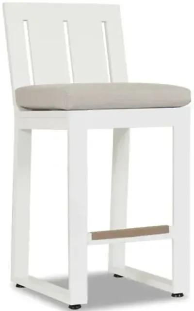 Harlyn Outdoor Counter Stool - Frost