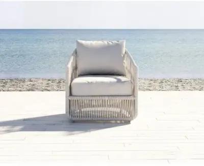 Farah Outdoor Club Chair - Flax Rope