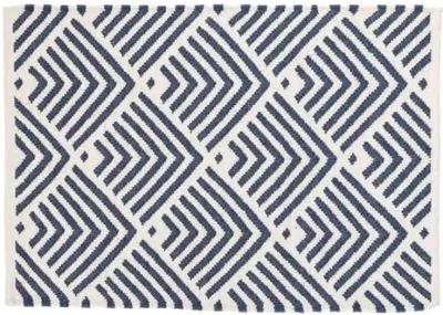 Dash & Albert - Cleo Indoor/Outdoor Rug - Blue - Blue