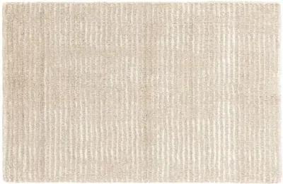 Cut Stripe Hand-Knotted Rug - DASH & ALBERT - Ivory - Ivory