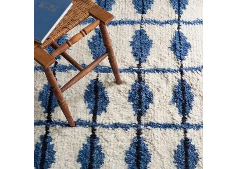 Noma Hand-Knotted Rug - DASH & ALBERT - Blue - Blue