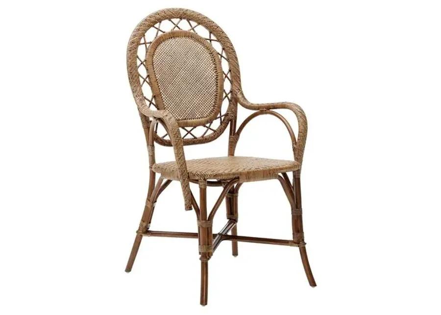 Romantica Rattan Chair - Antique - Sika Design - Brown