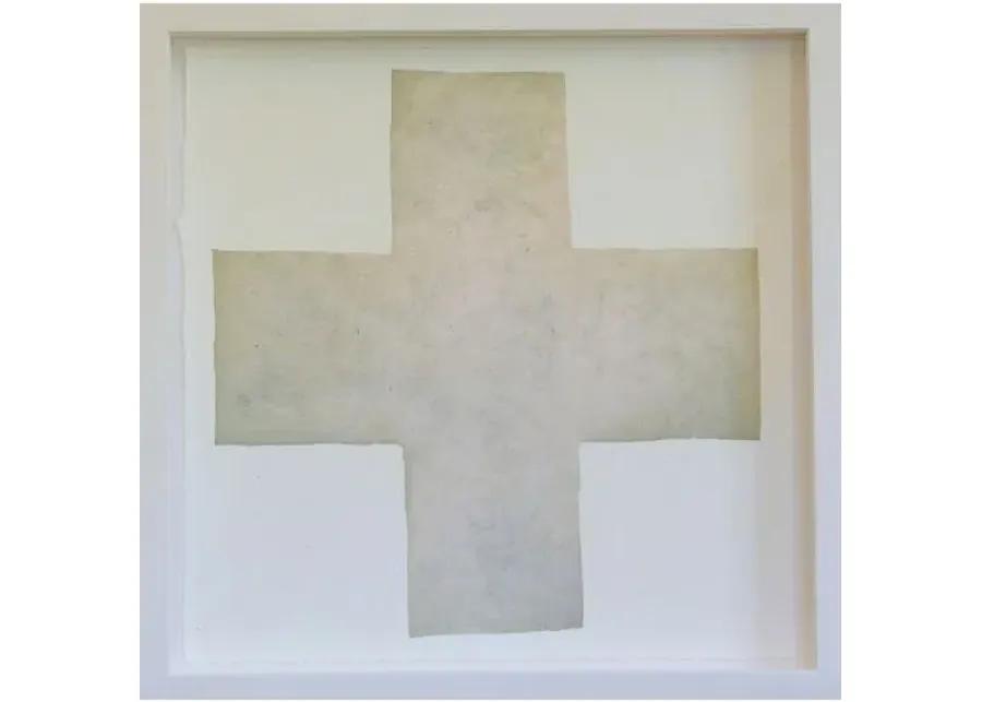 Dawn Wolfe - Wheat Intagilo Cross - Dawn Wolfe Design - White