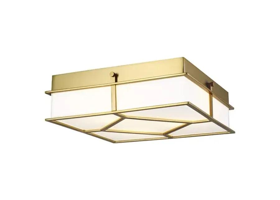 Visual Comfort - Transom Flush Mount - Burnished Brass - Gold