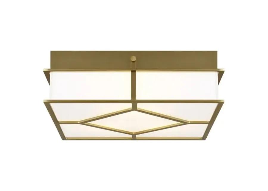 Visual Comfort - Transom Flush Mount - Burnished Brass - Gold