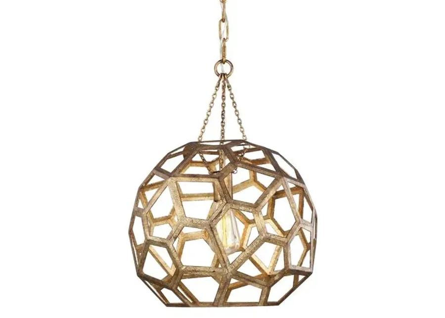 Visual Comfort - Feccetta Pendant - Antique Gild - Gold