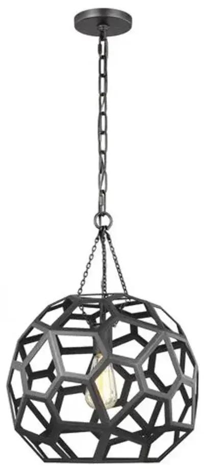 Visual Comfort - Feccetta Pendant - Midnight Black