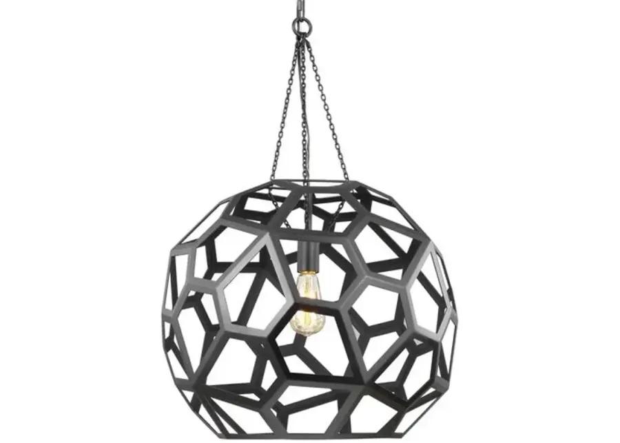 Visual Comfort - Feccetta Pendant - Midnight Black