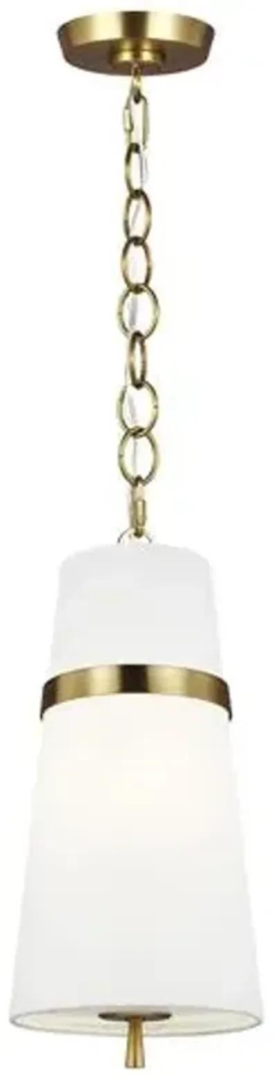 Visual Comfort - Cordtlandt Pendant - Burnished Brass - Gold