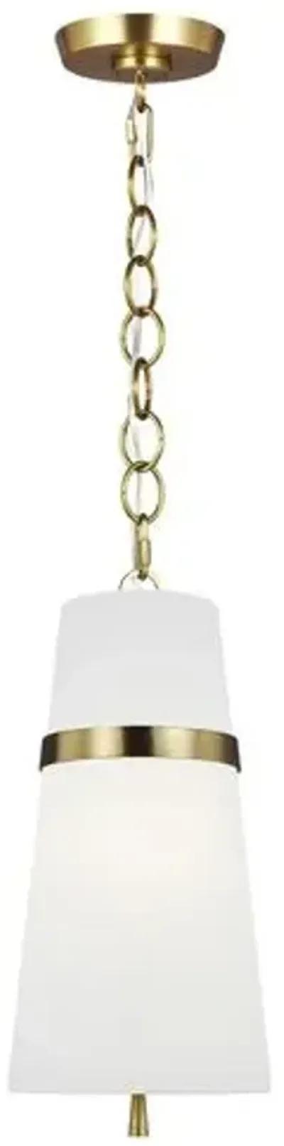 Visual Comfort - Cordtlandt Pendant - Burnished Brass - Gold