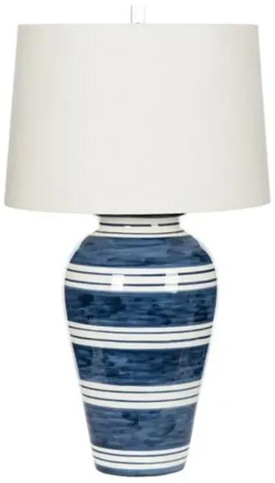 Bimini Table Lamp - Dark Blue - Bradburn Home